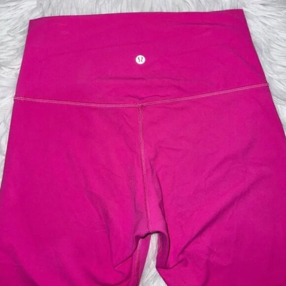Lululemon 🍋 Align Crop Pants  *21" Inseam 
Sonic Pink Size 8 - Picture 4 of 6